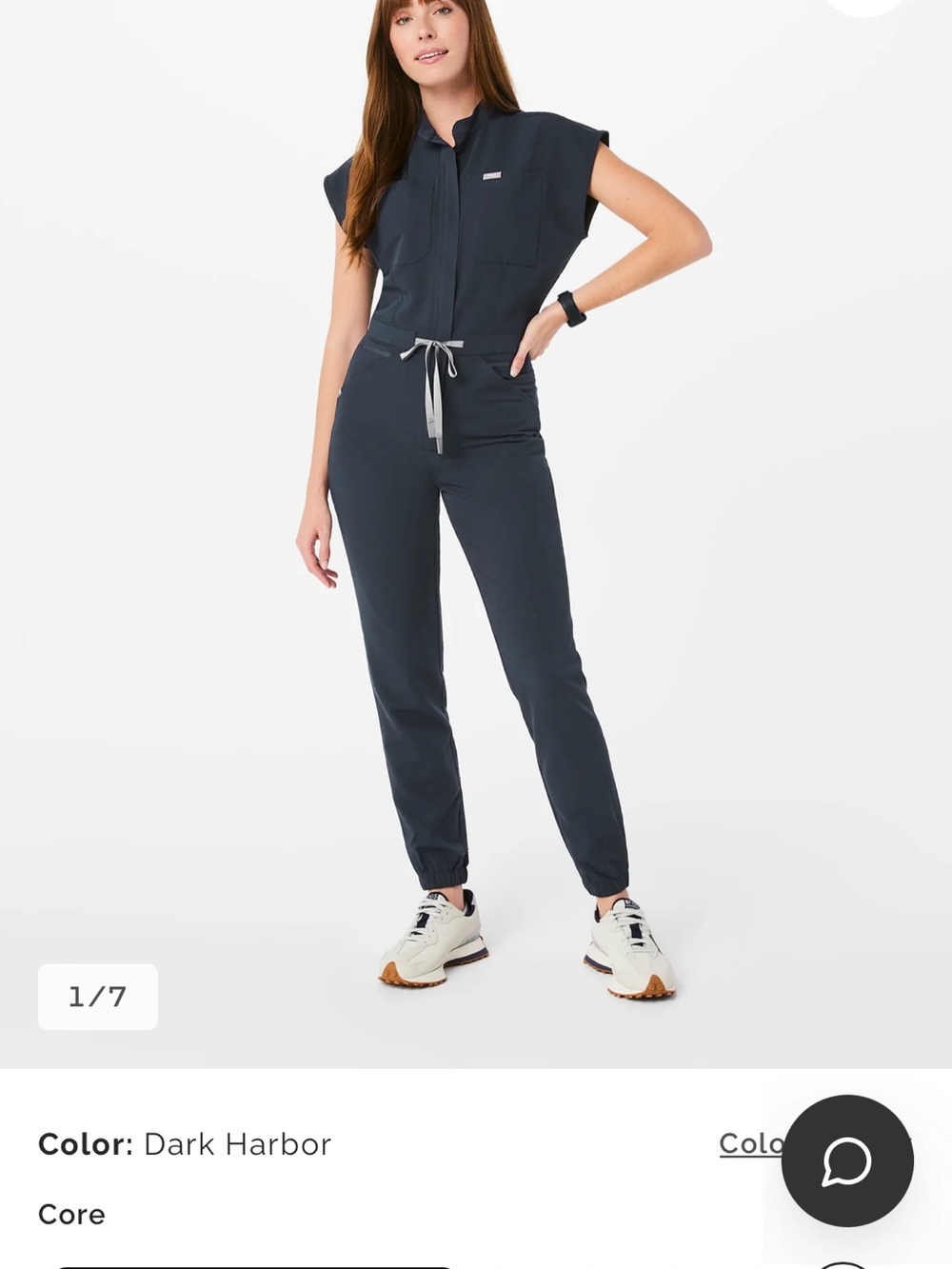 Rafaela Jogger ScrubJumpsuitโข Dark Harbor